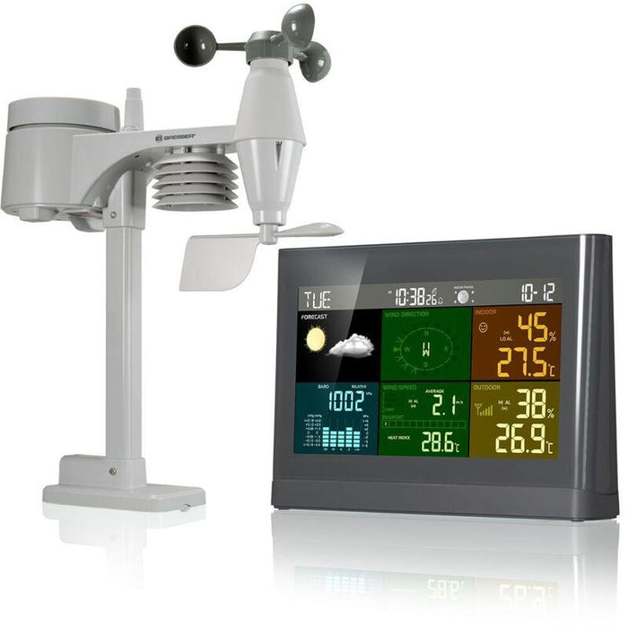 Bresser Wetter Center 5-In-1 Comfort Grau