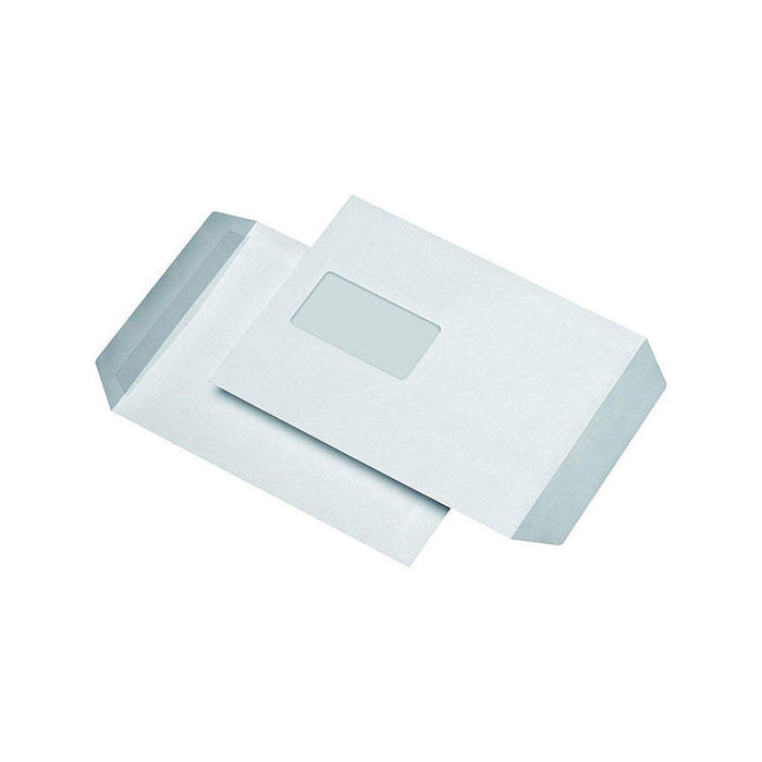 Briefumschlag Din C5 M. Fenmer Selbmklebend Blanco 162x229mm Pg=500s