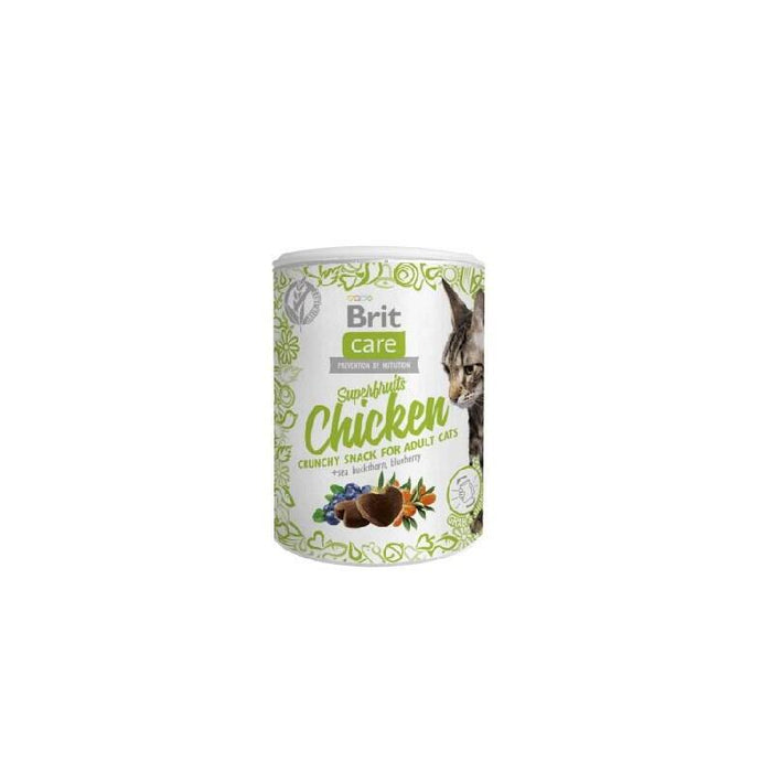 Brit Care Cat Snack Superfruits Chicken - Golosina Para Gatos - 100 G