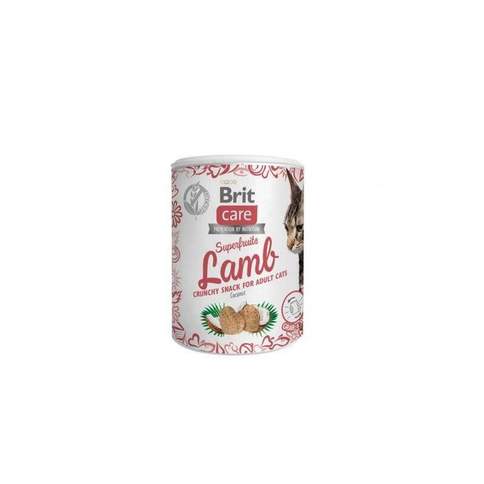 Brit Care Cat Snack Superfruits Lamb - Golosina Para Gatos - 100 G