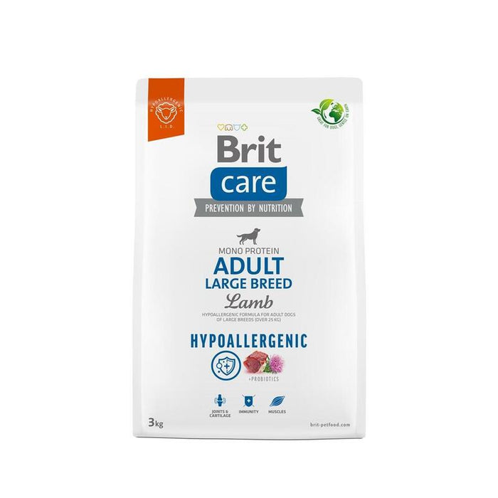 Brit Care Hypoallergenic Adult Large Breed Lamb - Alimento Seco Para Perros - 3 Kg