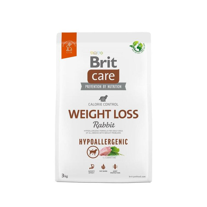 Brit Care Hypoallergenic Adult Weight Loss Rabbit - Alimento Seco Para Perros - 3 Kg