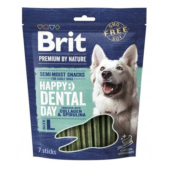 Brit Premium Dog Snack Dental L - Dog Treat - 250g