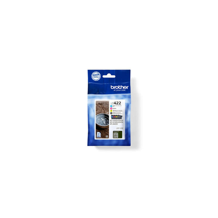 Brother Lc422 Pack De 4 Cartuchos De Tinta Originales - Lc422val