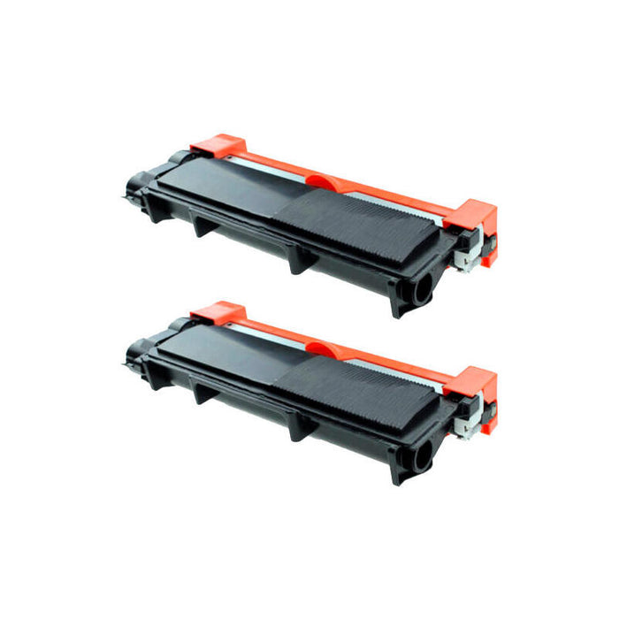 Brother Tn2320/Tn2310 Negro Pack De 2 Cartuchos De Toner Genericos