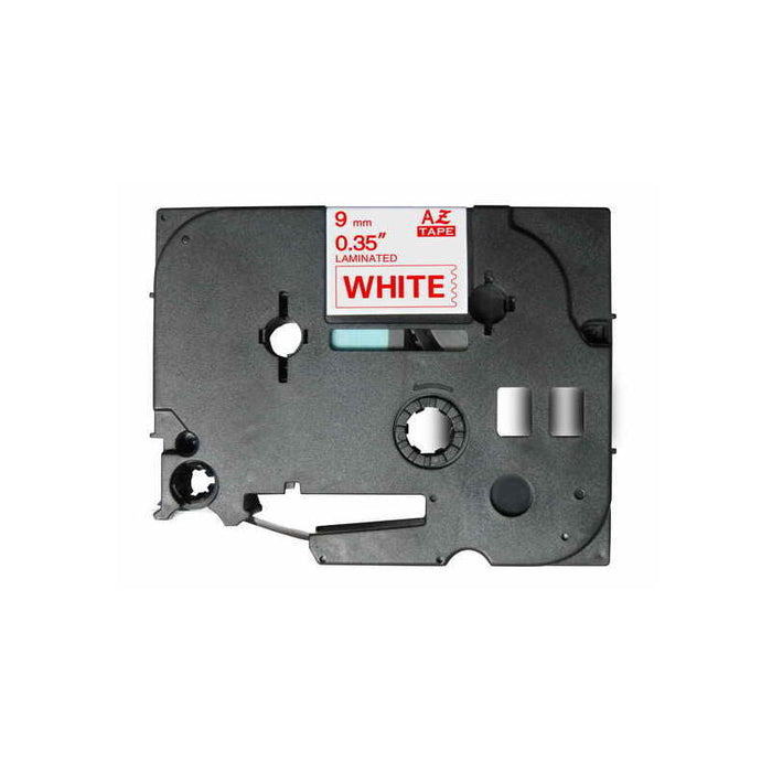 Brother Tze-222 Rojo/Blanco Cinta Rotuladora Generica Tz-222