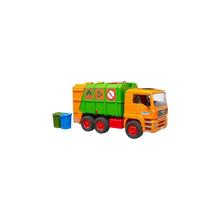 Bruder Bruder Man Tga Müll-Lkw Orange (Jubi) 01056