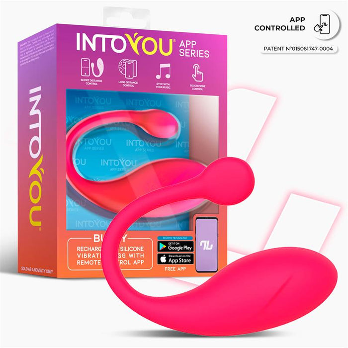 Huevo Vibrador Bulby  Con App Rojo