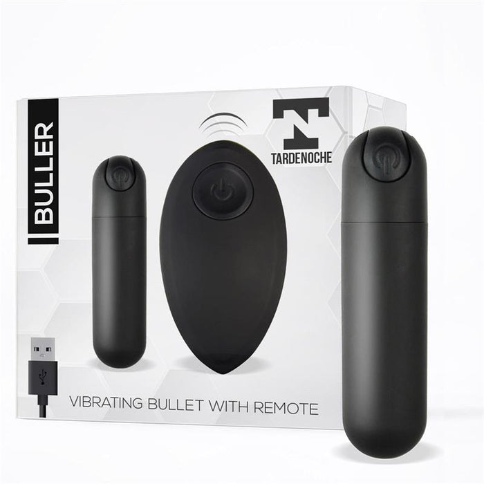 Buller Bala Vibradora Control Remoto Usb Negro