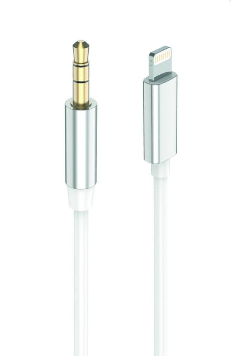 EAN 4010425972185 - 2GO 797218 cable de audio 1 m 3,5mm Lightning Blanco imagen 1