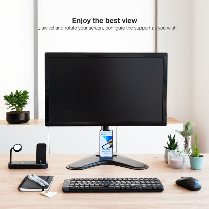 EAN 8433281012011 - TooQ DB1701TN-B soporte para monitor 81,3 cm (32") Escritorio Negro imagen 6