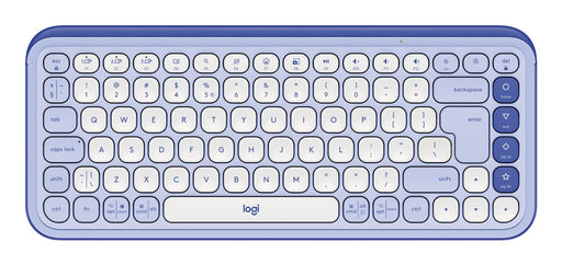 EAN 5099206127586 - Logitech 920-013074 teclado Universal Bluetooth QWERTY Internacional de EE.UU. Lila, Blanco imagen 1