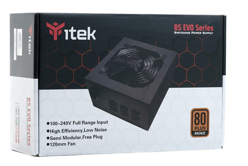 EAN 8056157881018 - itek BS650 unidad de fuente de alimentación 650 W 24-pin ATX ATX Negro imagen 2