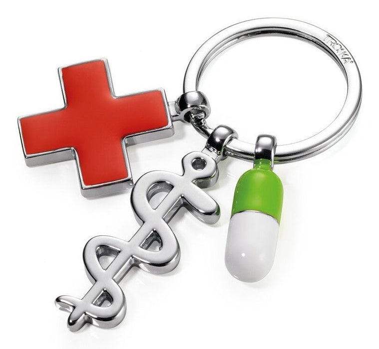 EAN 4024024110367 - TROIKA GET WELL Llavero de anilla Multicolor, Plata imagen 1