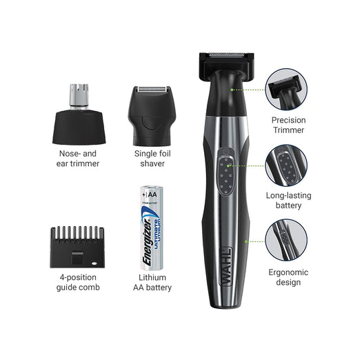EAN 43917006109 - Wahl Travel Kit Deluxe Batería Negro, Acero inoxidable imagen 2