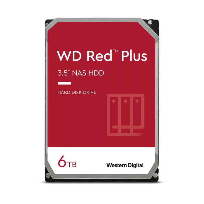 EAN 0718037899800 - Western Digital Red Plus disco duro interno 6 TB 5400 RPM 256 MB 3.5" Serial ATA III imagen 1