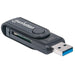 EAN 0766623101981 - Manhattan 101981 lector de tarjeta USB 3.2 Gen 1 (3.1 Gen 1) Type-A Negro imagen 2