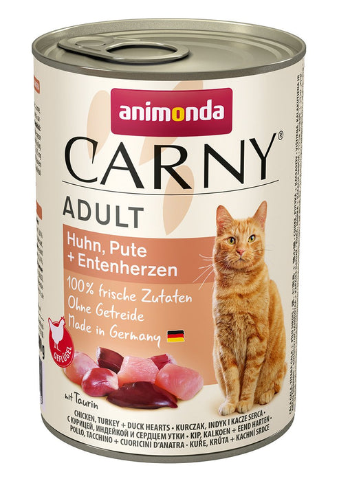 EAN 4017721837415 - animonda Carny chicken, turkey + duck hearts 400 g imagen 1
