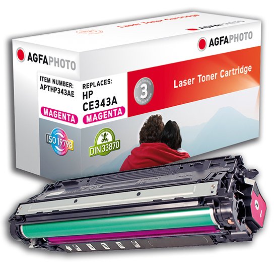 EAN 4250164833464 - AgfaPhoto CE343A cartucho de tóner 1 pieza(s) Magenta imagen 1