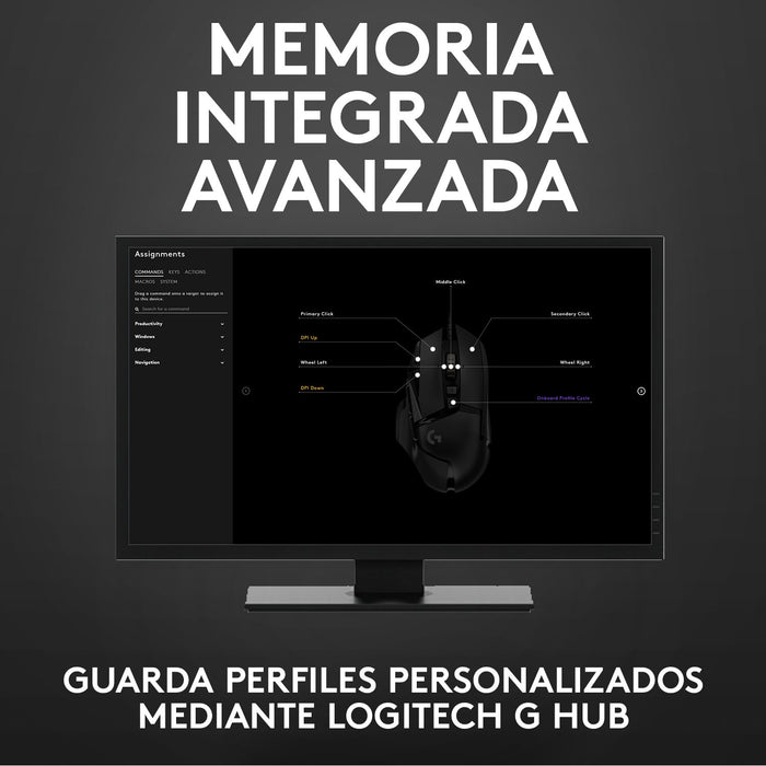 EAN 5099206080270 - Logitech G 910-005471 ratón Juego mano derecha USB tipo A Óptico 25600 DPI imagen 19