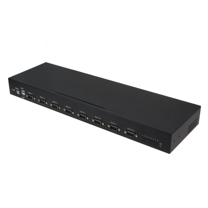 EAN 4040895006288 - RealPower 284513 convertidor, repetidor y aislador en serie USB 2.0 RS-232 Negro imagen 1