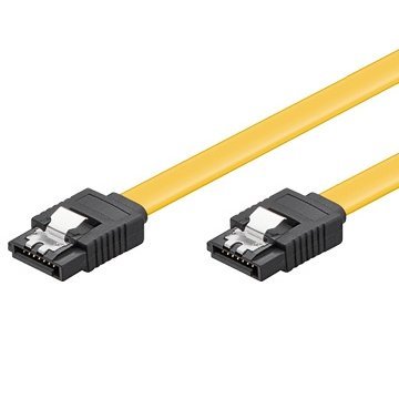 EAN 8056045876775 - Ewent EC1511 cable de SATA 0,5 m SATA 7-pin Negro, Amarillo imagen 1