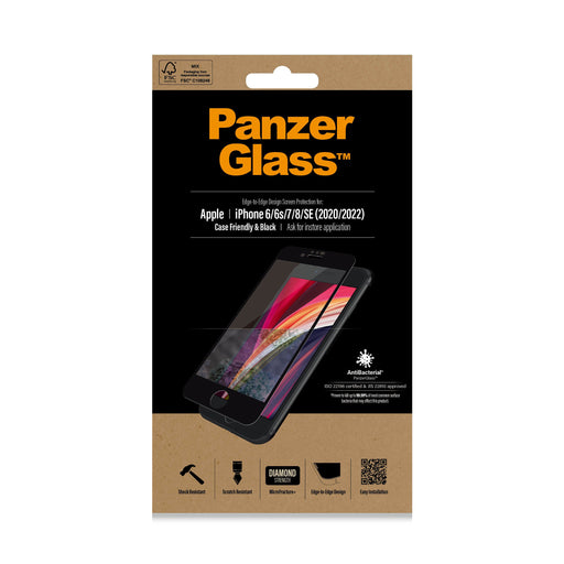 EAN 5711724026799 - PanzerGlass ® Screen Protector iPhone 8 | 7 | 6s | 6 | SE (2020/2022) | Edge-to-Edge Protector de pantall imagen 2