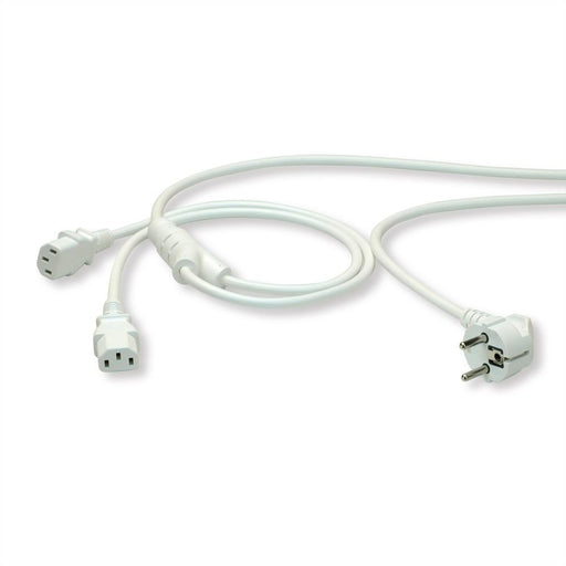 EAN 7630049611443 - ROLINE 19.08.1023 cable de transmisión Blanco 2 m CEE7/7 IEC C13 imagen 1