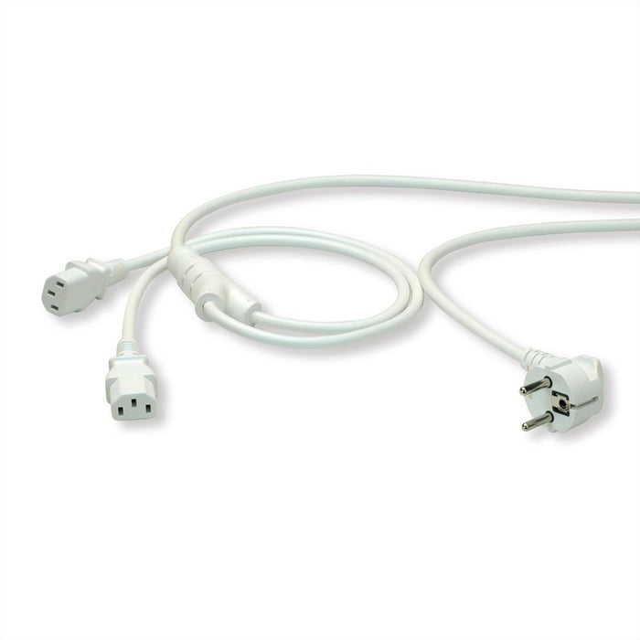 EAN 7630049611443 - ROLINE 19.08.1023 cable de transmisión Blanco 2 m CEE7/7 IEC C13 imagen 1