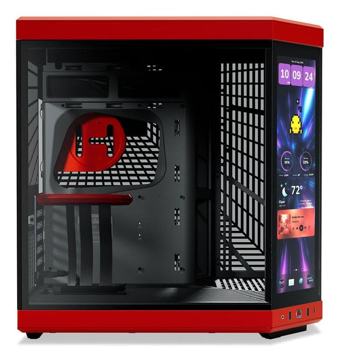 EAN 1220000351035 - HYTE Y70 Touch Infinite Black Cherry Midi Tower Negro, Rojo imagen 3