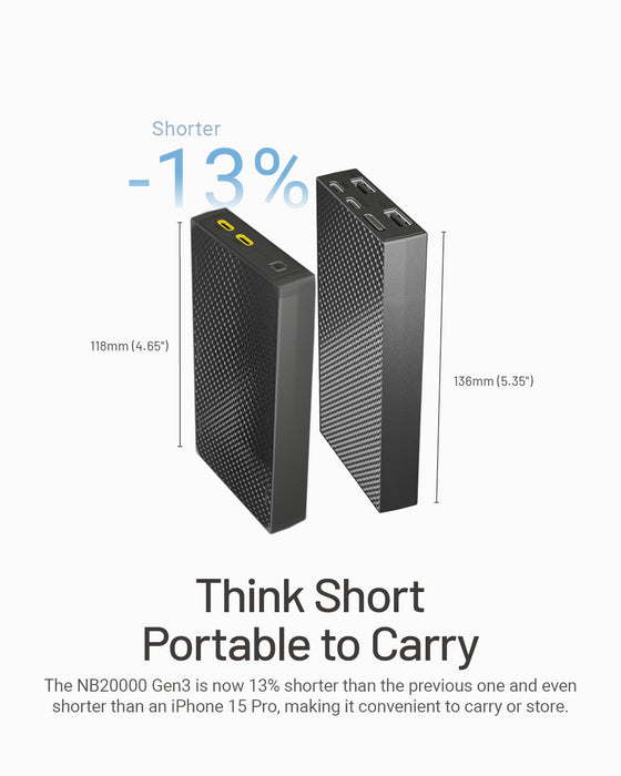 EAN 6952506496839 - Nitecore NB20000GEN3 batería externa Ión de litio 20000 mAh Negro imagen 9