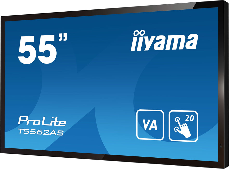 EAN 4948570120475 - iiyama T5562AS-B1 pantalla de señalización Panel plano interactivo 138,7 cm (54.6") VA 500 cd / m² 4K Ult imagen 6