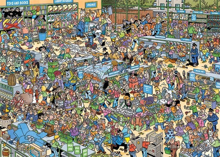 EAN 8710126191996 - Jan van Haasteren 19199 puzzle Puzzle rompecabezas 1000 pieza(s) Cómics imagen 4