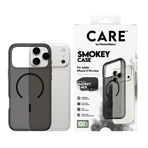 EAN 5715685026980 - PanzerGlass CARE by ® Flagship Case Urban Explorer Smokey w. Black MagSafe iPhone 17 Pro Max funda para t imagen 2