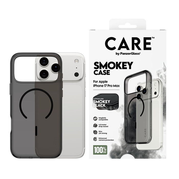EAN 5715685026980 - PanzerGlass CARE by ® Flagship Case Urban Explorer Smokey w. Black MagSafe iPhone 17 Pro Max funda para t imagen 2