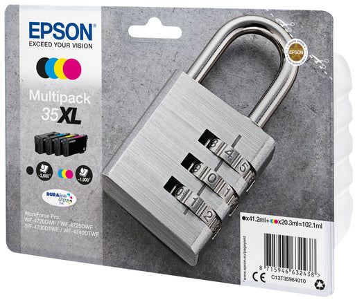 EAN 8715946632438 - Epson Padlock C13T35964010 cartucho de tinta 1 pieza(s) Original Alto rendimiento (XL) Negro, Cian, Magen imagen 2