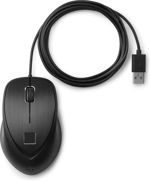 EAN 0193015147447 - HP USB Fingerprint Mouse ratón Ambidextro USB tipo A imagen 1