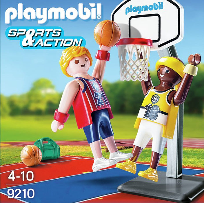 EAN 4008789092106 - Playmobil 9210 Joueurs de Basket-Ball avec Panier imagen 3