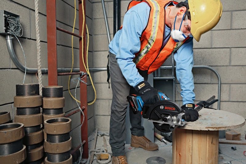 EAN 4059952548371 - Bosch GKM 18V-50 PROFESSIONAL 13,6 cm Negro, Azul, Rojo 4250 RPM imagen 4