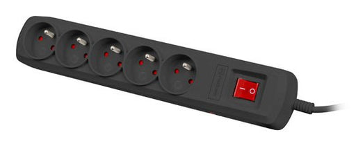 EAN 5901969431131 - NATEC NSP-1713 limitador de tensión Negro 5 salidas AC 1,5 m imagen 2