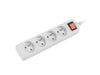 EAN 5901969415452 - Lanberg PS1-04E-0150-W base múltiple 1,5 m 4 salidas AC Interior Blanco imagen 1