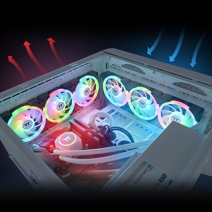 EAN 4713227539364 - Thermaltake SWAFAN EX12 ARGB Carcasa del ordenador Refrigerador de aire 14 cm Negro 3 pieza(s) imagen 6