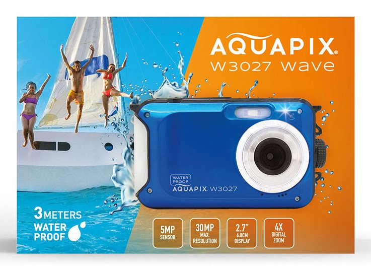 EAN 4260041686458 - Easypix W3027 Wave Cámara compacta 5 MP 1280 x 720 Pixeles Azul imagen 7