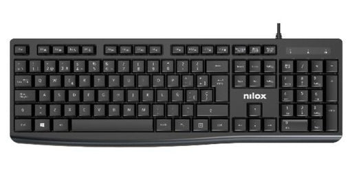 EAN 8431775035126 - Nilox NXKBE000013 teclado Oficina USB Español Negro imagen 1