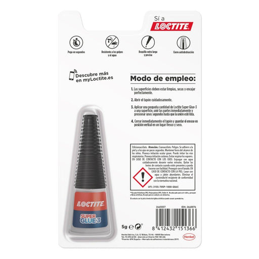 EAN 8412432151366 - Loctite Super Glue-3 Precision imagen 2