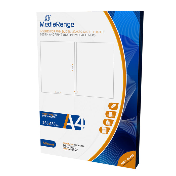 EAN 4260057127914 - MediaRange MRINK122 papel para impresora de inyección de tinta A4 (210x297 mm) Mate 50 hojas Blanco imagen 1