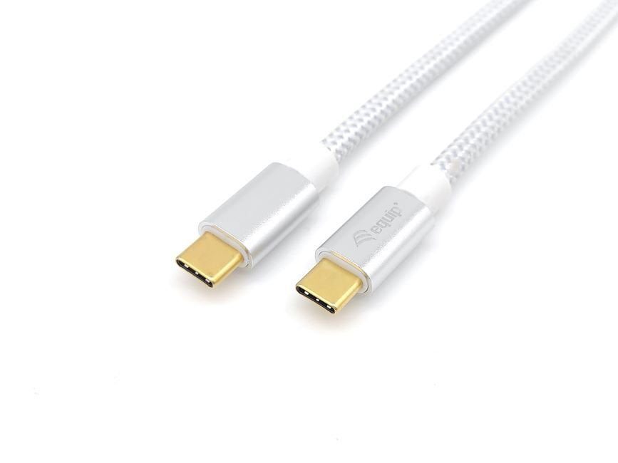 EAN 4015867226773 - Equip 128356 cable USB USB 3.2 Gen 2 (3.1 Gen 2) 1 m USB C Plata, Blanco imagen 4