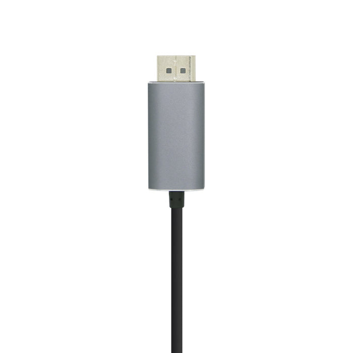EAN 8436574704334 - AISENS A109-0394 adaptador de cable de vídeo 0,8 m USB Tipo C Aluminio, Negro imagen 2