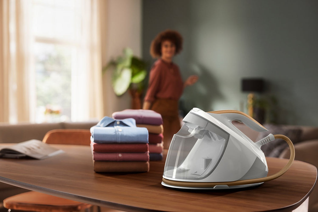 EAN 8720389001222 - Philips 7000 series PSG7040/10 estación plancha al vapor 2100 W 1,8 L Suela SteamGlide Elite Oro, Blanco imagen 5