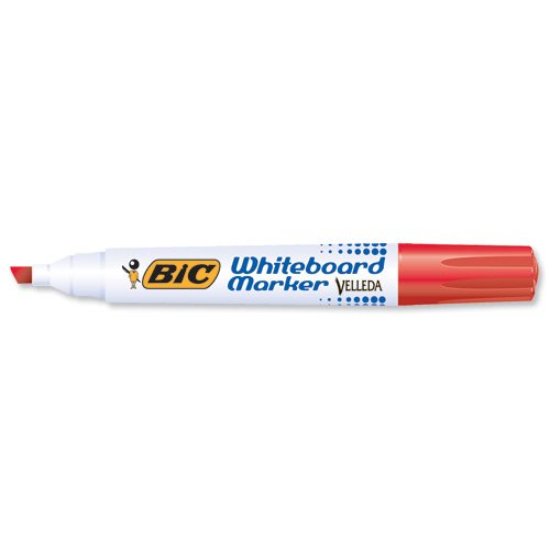 EAN 3086121751035 - BIC Velleda Whiteboard Marker 1751 marcador 12 pieza(s) Punta de cincel Rojo imagen 1